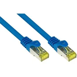 Alcasa GC 8070R-100B, - Patchkabel - Cat.7 Rohkabel, blau, 10 m