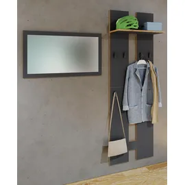 VCM Garderobenschrank Salia L schwarz