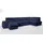Sonstige Verlage Robin Milan Ecksofa mit Schlaffunktion 2X Bettkasten 7X Kopfstützen 2X Hocker Sofa L-Form Schlafsofa Freistehende Eckcouch Schlafcouch Wohnzimmerm... - Blau