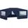 vidaXL Profi-Partyzelt 4 x 6 m inkl. Seitenteile blau