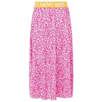 Zwillingsherz Maxirock Damen Floral Pink/Srosa S/M