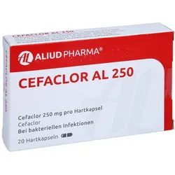 Cefaclor AL 250 Hartkapseln 20 St