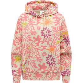 Ragwear Pirita Print Hoodie Pink 38