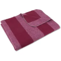 Setex Kuscheldecke 150 x 200 cm rot gestreift