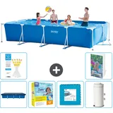 Rechteckiger Frame Pool - 450x220x84 Cm - 7-teilig  S102