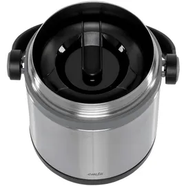 Emsa Mobility Speisegefäß edelstahl/schwarz 1,2 l