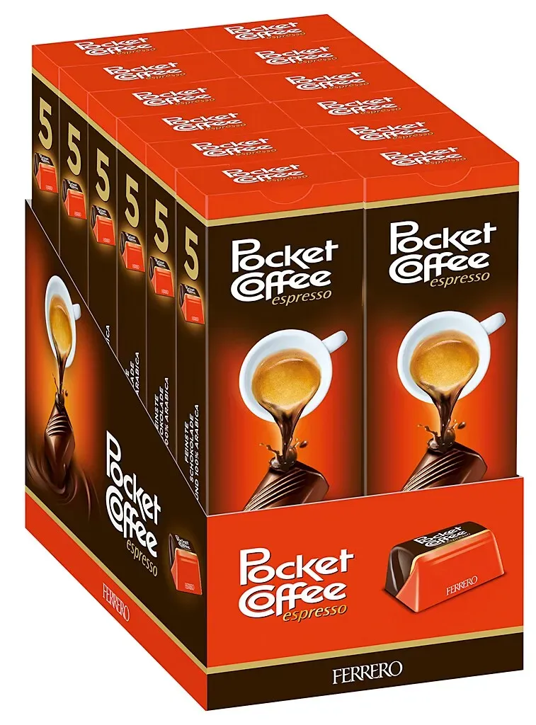 Pocket Coffee 12 x 62g (744 g)