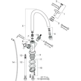 Axor Montreux 210 Zweihandmischer (16502820)