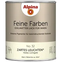 Alpina Feine Farben Lack 750 ml No. 32 zartes leuchten