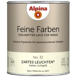 Alpina Feine Farben Lack 750 ml No. 32 zartes leuchten