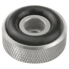 Dynavox Gerätefüße mit Rändelung Silber, Ø Silber