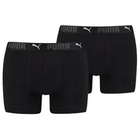 Puma Sport Baumwoll Boxershorts Schwarz XL 2er Pack