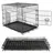 MuCoLa Hundetransportbox 75 cm Silber