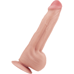 Sliding Skin Dildo, 29 cm, natur-hell