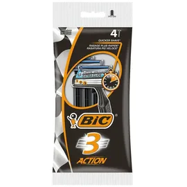 BIC 4er-Pack Einweg-Rasierer 3 Action,
