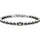 Maserati Iconic Armband Edelstahl schwarz-silber JM320AST08 Größe 21 cm