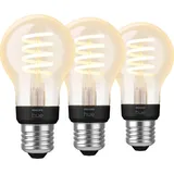 Philips Hue Filamentlampe White Ambiance Standard E27 3er-Pack