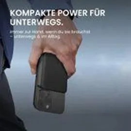 Viesta Viesta® Classic Powerbank 10.000 mAh Rot – 22,5 W Schnellladen, Pd 20w, 15 W kabelloses Laden, USB-C In/out, Usb-a, Lightning, Magnetfunktion - Rot