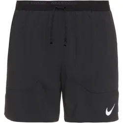 Nike Flex Stride Funktionsshorts Herren in black-black-reflective silv, Größe XL - schwarz
