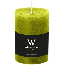 Wiedemann Kerzen Wiedemann Marble Rustik Kerzen, Stumpenkerzen,  Grün 100 x Ø 68 mm