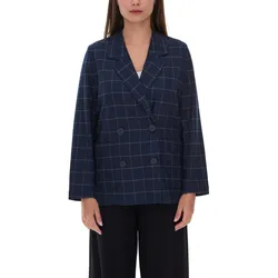 Tamaris Damen Blazer Anzug-Jacke mit Reverskragen Business-Jacke 70212947 Dunkelblau - 36