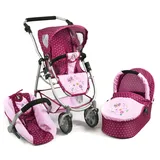 Bayer Chic 2000 Puppenwagen Emotion All In | 3-in-1 Set | Mit Autositz