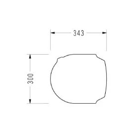 bb bäder boutique SARDES Urinal Deckel