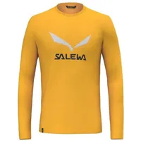 Salewa Solidlogo Dryton Langarm-t-shirt - Gold - 2XL