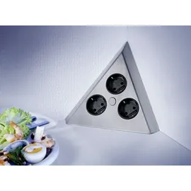 THEBO Mehrfachsteckdose 3 m Schwarz 1 St.