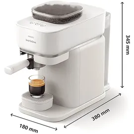 Philips Baristina Espressomaschine BAR305/00 Naturweiß