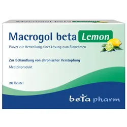 Macrogol beta Lemon 20 St Pulver zur Herstellung einer Lösung zum Einnehmen