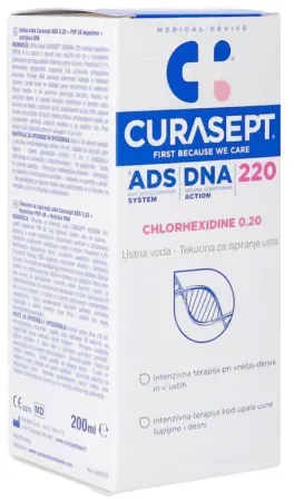 Curasept ADS DNA220 Mundspülung Chlorhexidin 0,20% 200ml