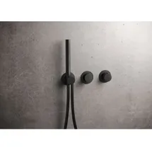 Herzbach MODUL7 PUSH Duschthermostat Unterputz für 1 Verbraucher Schwarz matt 70.701003.1.12