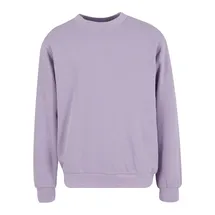URBAN CLASSICS Girls Oversized Light Terry Crewneck dustylilac, 158/164