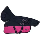 HKM Regendecke Funny Horses (50cm) - Pink-Dunkelblau