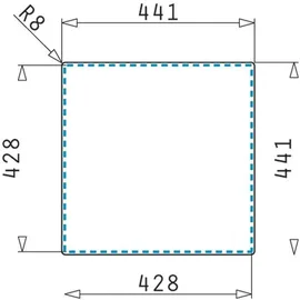 PYRAMIS Lydia 1B FB 40x40 cm