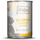 MjAMjAM Katze 6x400g zartes Hühnchen mit Apfelstückchen