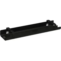 SOENNECKEN Kabelkanal horizontal beidseitig abklappbar für Tische B1200mm sw