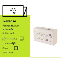 Palette N-Falz Falthandtuch, Green Hygiene, 54 VE