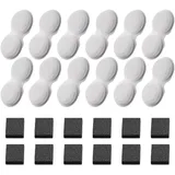 Dctrod Katzenbrunnen Filter: 24 Filter für Katzenbrunnen - 12 Kohlefilter Trinkbrunnen + 12 Schaumstofffilter - Katzen Trinkbrunnen Filters - Mehrstufige Filterung - Sauberes Wasser Bereitstellen