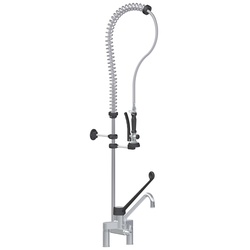 GastroHero Zweiloch Geschirrwaschbrause Profi 200 + Mischbatterie