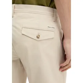 Marc O'Polo slim fit Shorts aus Baumwoll-Mix Modell 'SALO', beige, 33