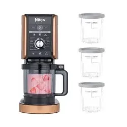 Ninja Deluxe Schwarz & Kupfer Creami Deluxe 10-in-1 Eismaschine NC501EUDBCP