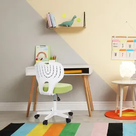 HJH Office KIDDY TOP W Stoff Drehstuhl, mitwachsend, Grün,