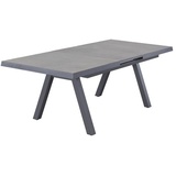 LC Garden Vivera Ausziehtisch Aluminium/Keramik Beton mit Synchronauszug