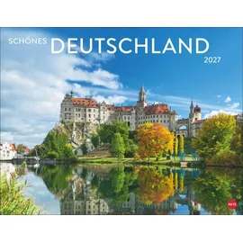 Heye Schönes Deutschland Posterkalender 2027: Reise-Kalender mit 12 atemberaubenden Fotografien von der Nordsee bis zum Bodensee. Landschaften-Wandkalender 2027. 44 x 34 cm. Querformat.
