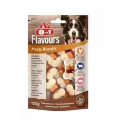 8IN1 Hundeleckerli Flavours Meaty Biscuits 100 g