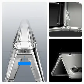 SPIGEN Galaxy Z Fold7 Ultra Hybrid Pro MagSafe Hülle Transparent-Weiß