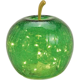 Wurm Apfel Lampe (S) Glas Dunkelgrün