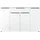 Germania Mailand Sideboard 161 x 101 x 40 cm Weiß